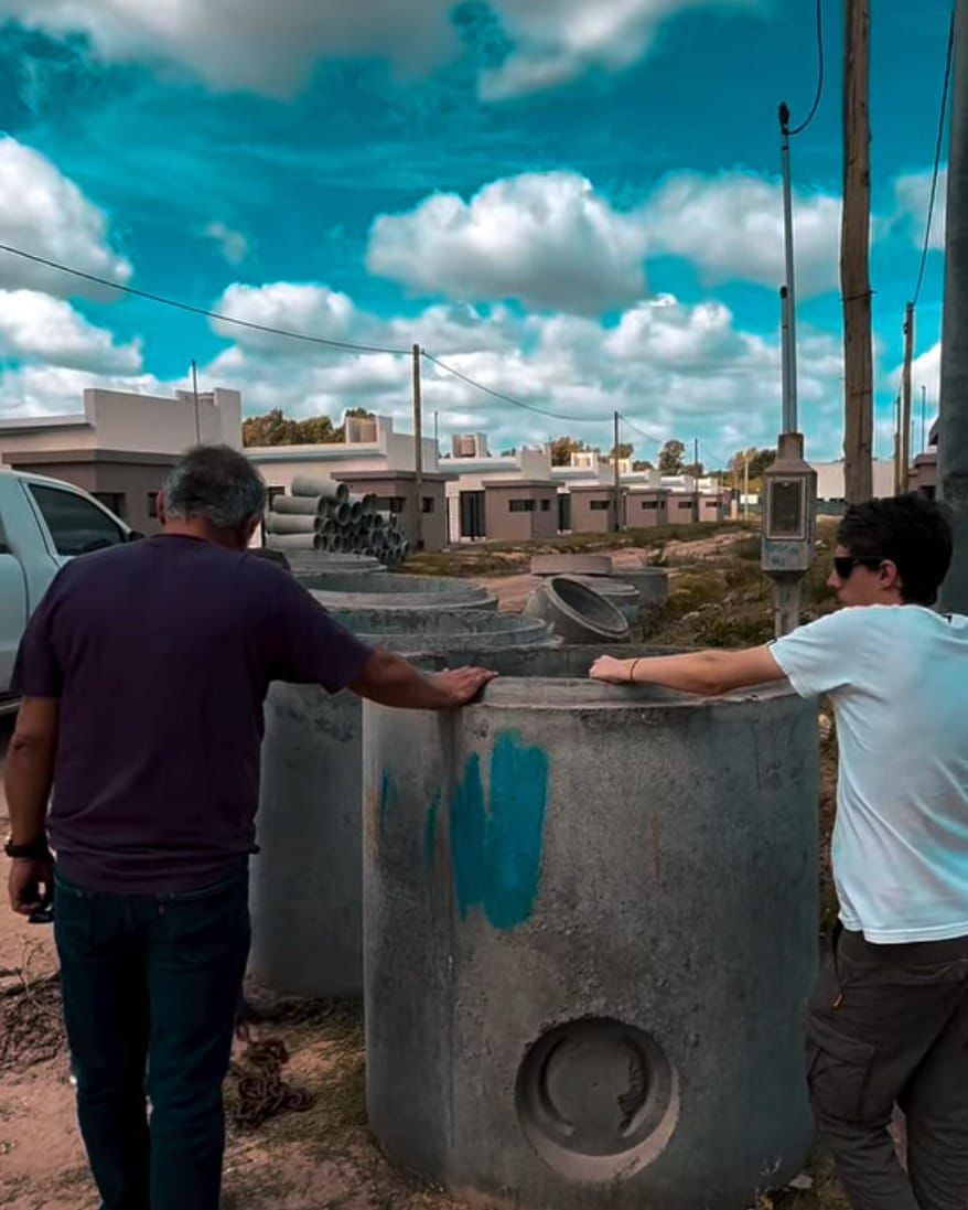 Avanza la obra de infraestructura para las 36 viviendas