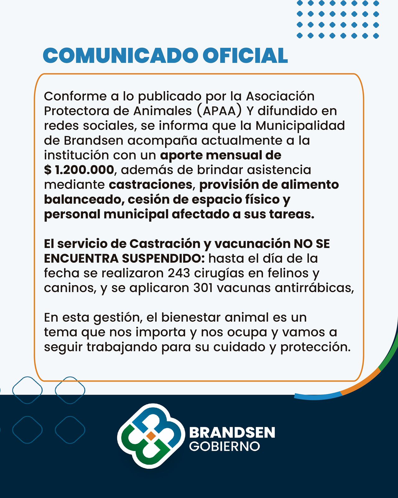 COMUNICADO OFICIAL