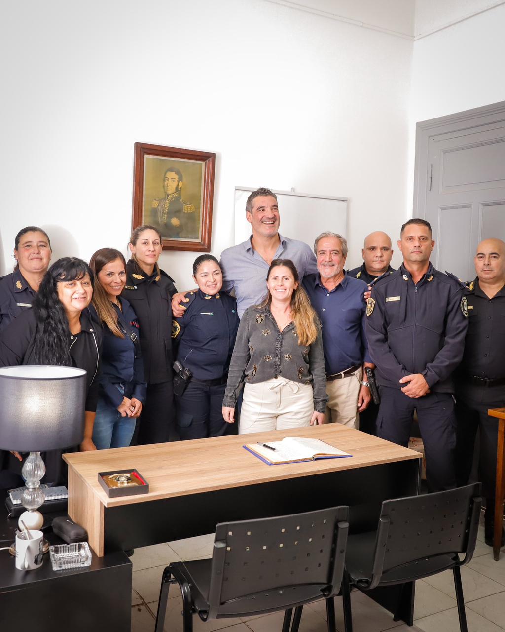 Asunción de nuevas autoridades en la Estación de Policía Comunal de Brandsen
