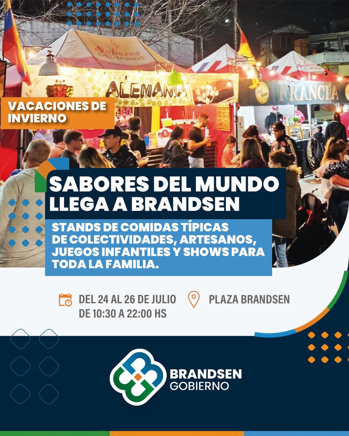 La Feria Sabores del Mundo ofrecerá tres jornadas de espectáculos gratuitos en Plaza Brandsen