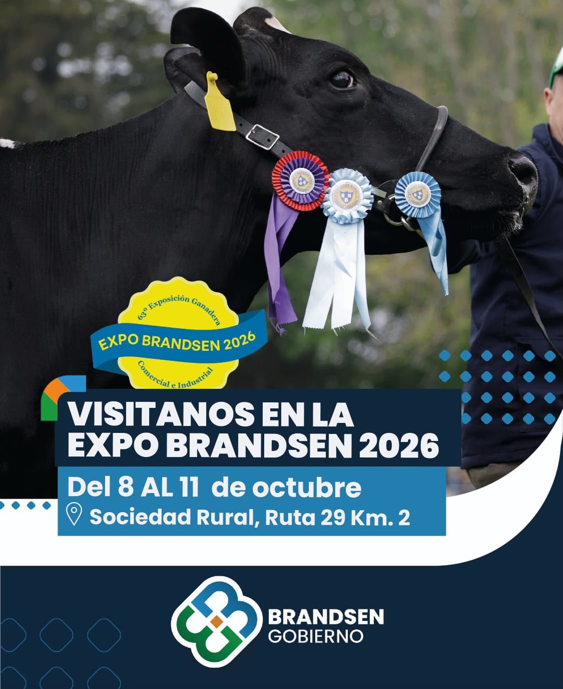 El Municipio invita a disfrutar de la 63ª Exposición Ganadera, Comercial e Industrial de Brandsen