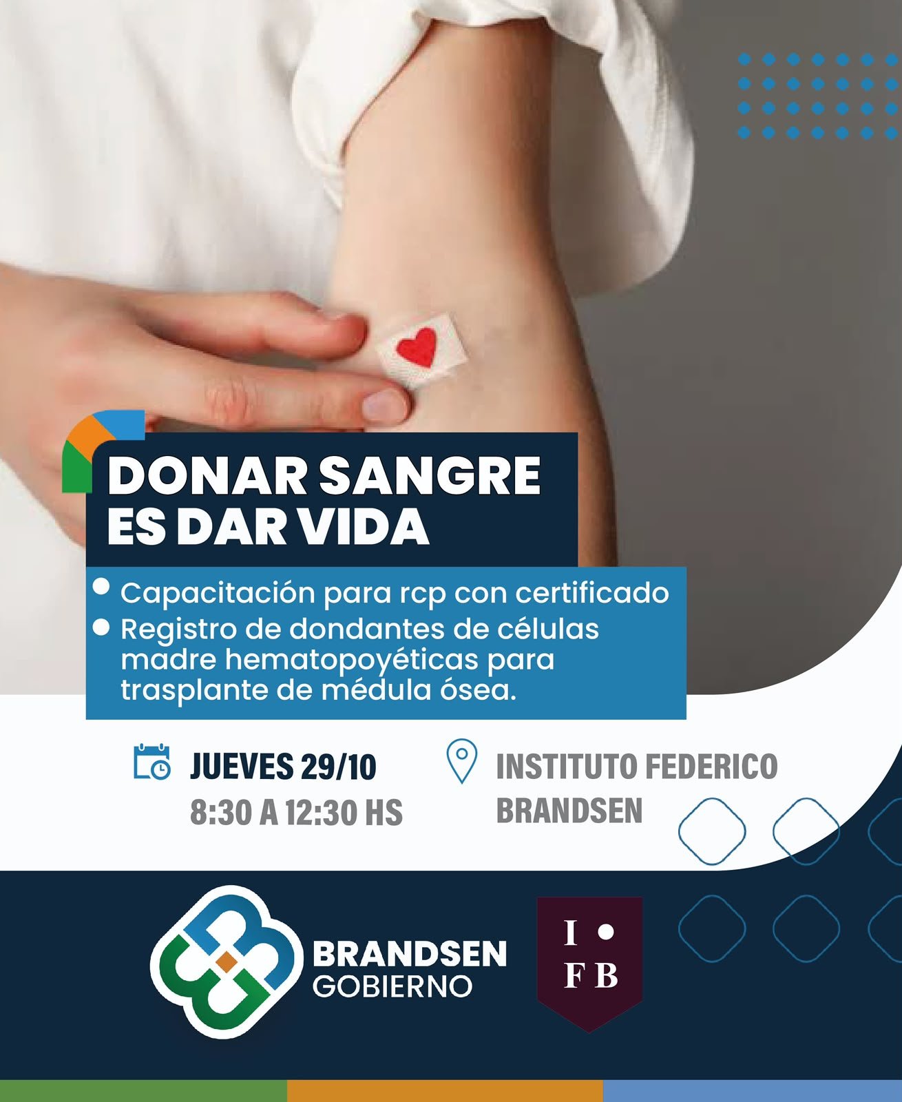 Nueva jornada de donación de sangre en Brandsen